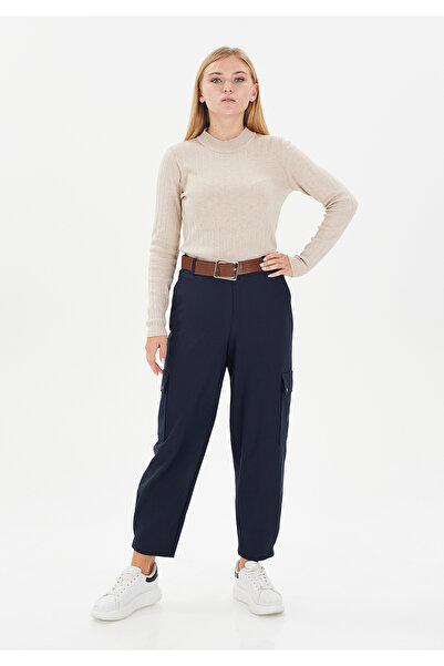 Guzella Cargo Pocket Pack Stylish Belted Jogger Pants