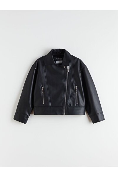 LC Waikiki LCW Kids Leather Look Girl's Coat