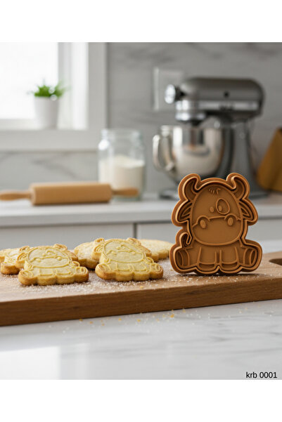 CT STONES قالب تشكيل على شكل بقرة لطيفة، قطاعة عجين الكوكيز، مجموعة عجين السكر