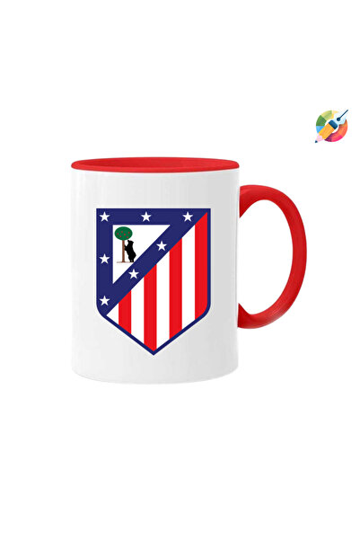 CERCİBAZAAR Printed Cup with Atletico Madrid Logo