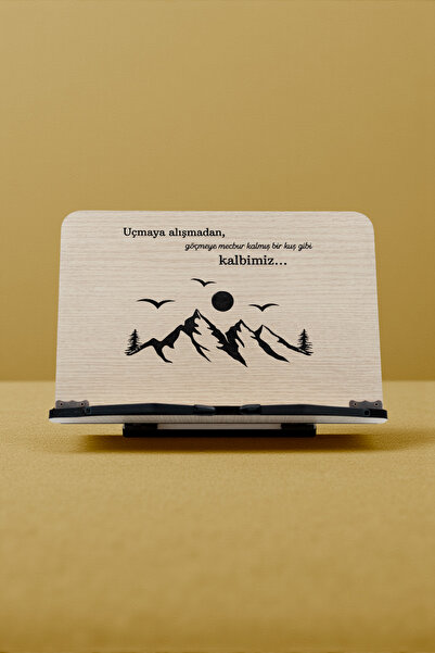 İsfahan TA Kitap Okuma Standı Masaüstü Ahşap Rahle