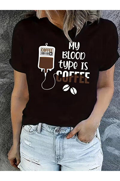 PENTHİLUS تي شيرت مطبوع ذو طابع القهوة مناسب للاستخدام اليومي لعشاق القهوة. ق...