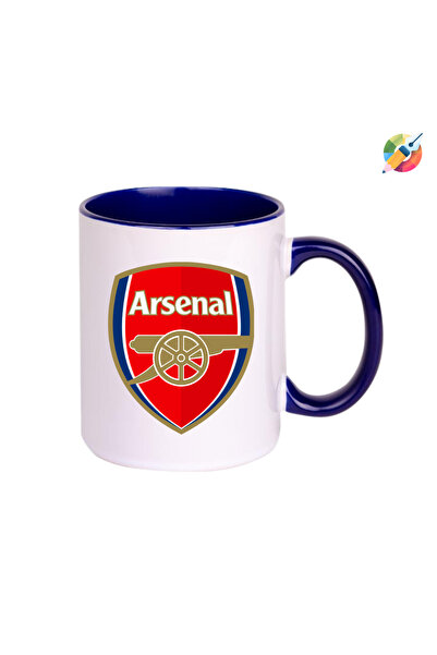 CERCİBAZAAR Printed Trophy Cup with Arsenal Logo
