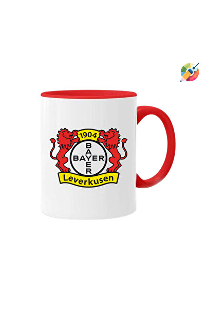 CERCİBAZAAR Printed Trophy Cup with Bayer Leverkusen Logo