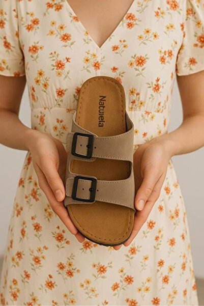 Monalisa Home Luxury Natural Size 40 Unisex Slippers