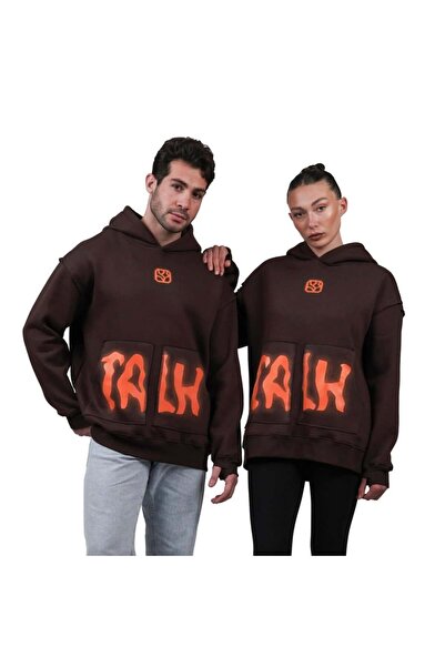 talh Brownie Talh Wide Fit Hoodie - 100% Cotton