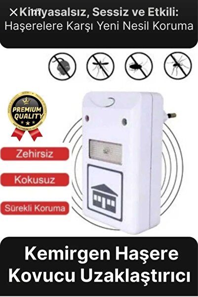 CEPHOME Priz Tipi Haşere ve Sivrisinek Kovucu Cihaz Işıklı Elektrikli Böcek K...