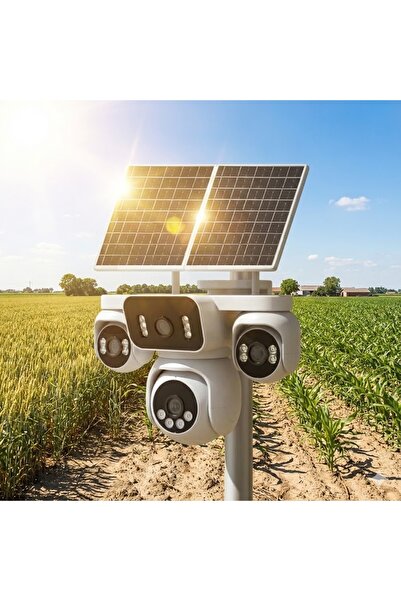 Cenova CN-8417G 4G Solar Çok Lensli PTZ Kamera