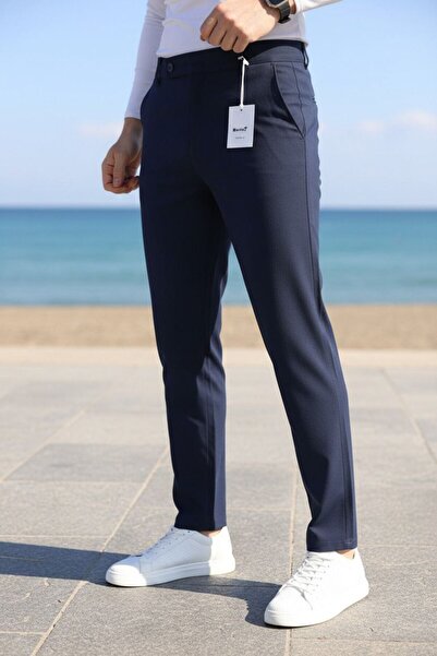 modabm Erkek Slimfit Kesim Likralı Kumaş Pantolon