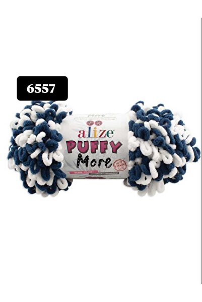 A&D HANDMADE Puffy More Knitting Yarn (1 Piece with Small Loop)