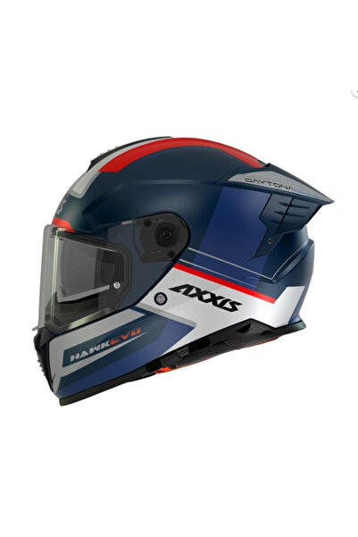 AXXIS Motosiklet Kask Hawk Evo Daytona C7 Full Face Güneş Vizörlü Motor Kaskı