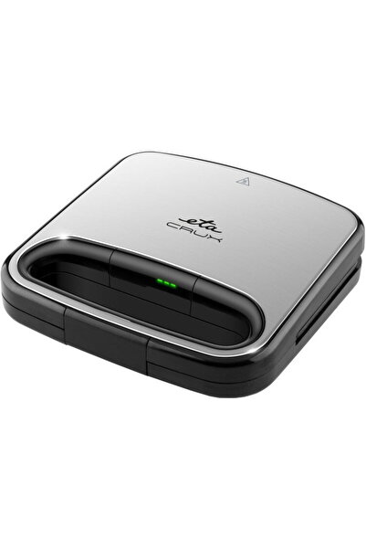 ETA 3163 90000 Crux, 750W, placi triunghiulare antiaderente Negru/Otel inoxid...