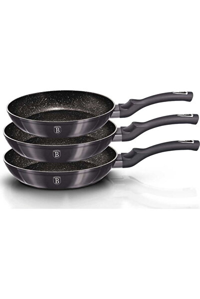 Berlinger Haus Set de tigaie din 3 piese 20 24 28cm BH/6903 Carbon