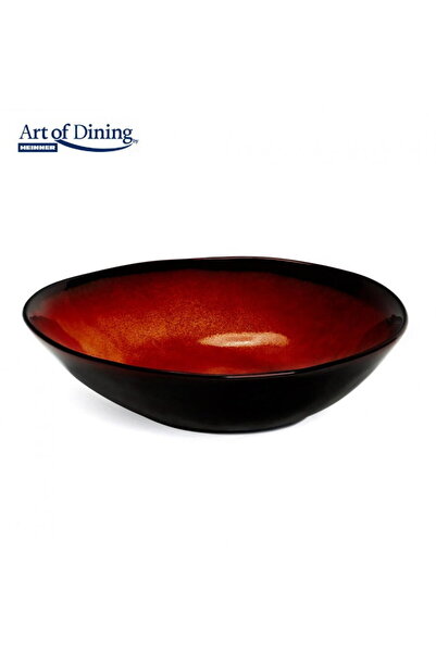 Heinner SET 6X OVAL CERAMIC BOWL. 20CM, VOLCANO
