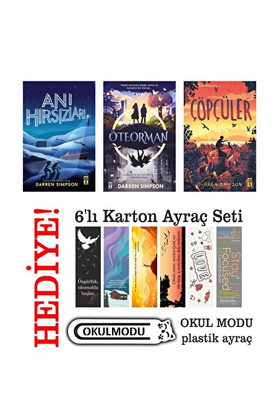Genç Timaş Çöpçüler - Öteorman - Anı Hırsızları - Darren Simpson 3 Kitap 824 ...