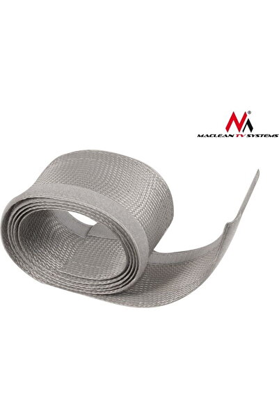 Maclean Organizator de cablu MCTV-675 S, tub flexibil pentru cablu de podea, gri, 1 buc.