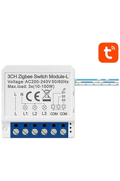 Avatto Modul de comutare inteligentă ZigBee LZWSM16-W3 fără neutru TUYA