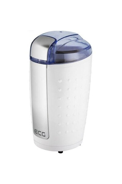 ECG Coffee grinder KM 110, 200 W, 80 g, white with silver color
