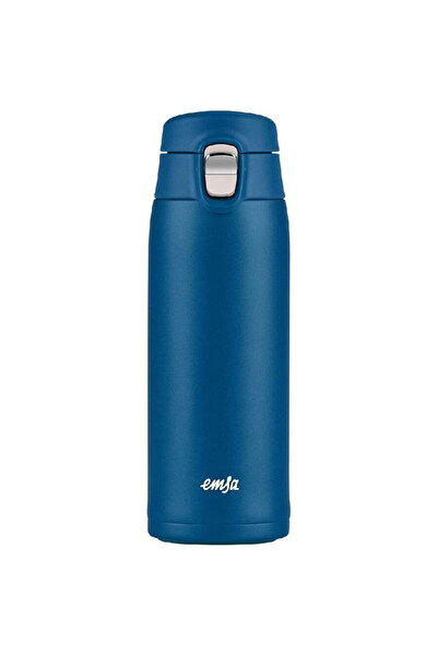 emsa TRAVEL MUG light thermal mug 0.4 liters (dark blue, flip lid)