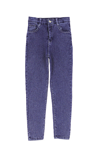 MODANINO Pantaloni de blugi pentru fete, cu talie elastică, material elastic ...