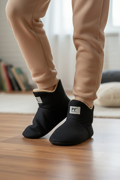 Afşin Детски домашни пантофи с подплата от флийс и противоплъзгаща подметка PWR