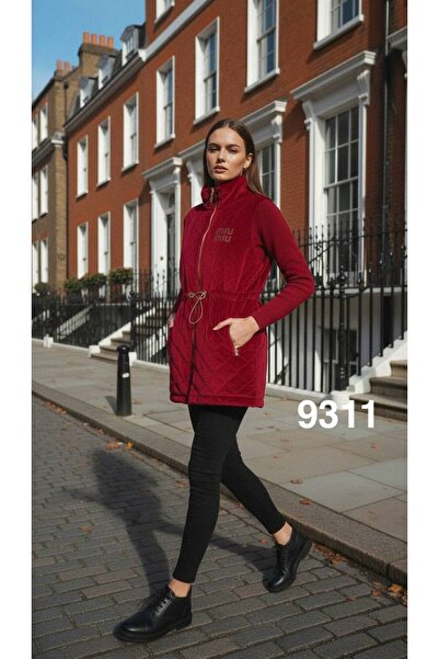 RED WOMAN FASHİON Gathered Waist Vest