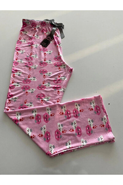 LİPARİS Women's Vıscon Single Bottom Pajamas 5512