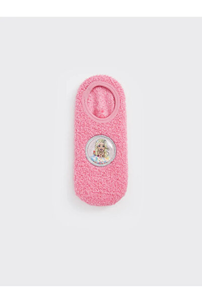 LC Waikiki LCW Kids Розови чорапи за момичета с мотив Барби