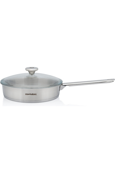 Metalac Santino metalacinox 2.4l pan with glass lid/24cm/2.4l