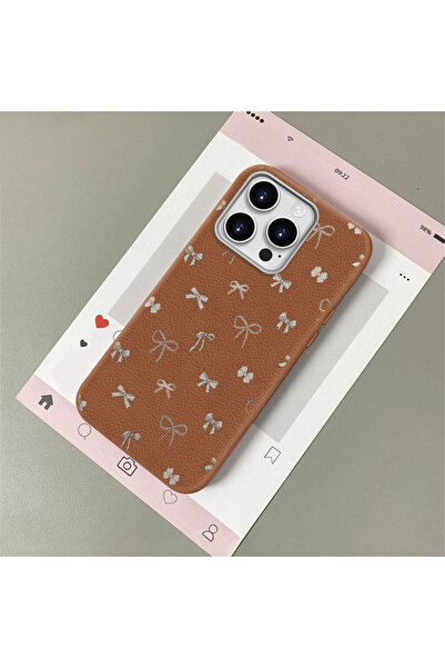 Hontinga iPhone 12 Pro Compatible Leather Texture Anti Fall Soft Silicone Pho...