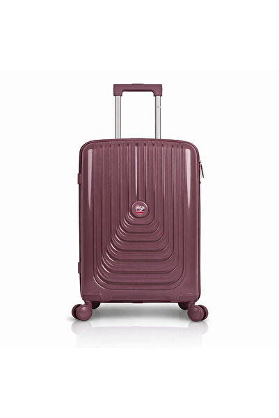 Mnuk حقيبة سفر عادية مقاس 28 بوصة | عربة أمتعة صلبة من البولي بروبيلين (PP) - 28 / بنفسجي