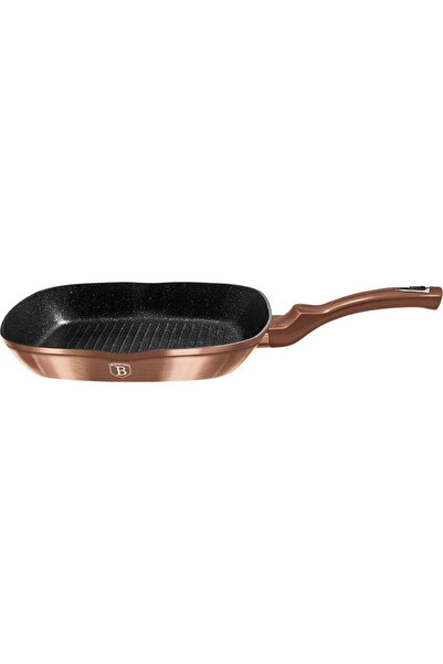 Berlinger Haus Grătar 28 cm Negru Auriu Roz Linie Metalizată BH-1889