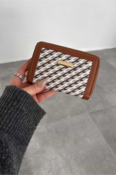 Yuka Atelier Pai Minimal Patterned Faux Leather Wallet