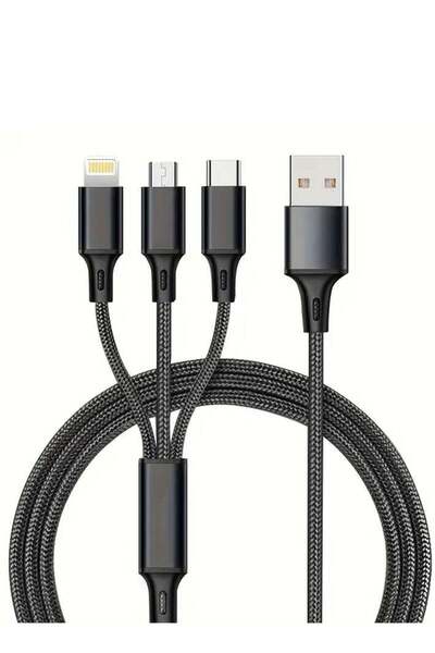 festive 3 in 1 Charging Cable, Multi Charging Cable 1.2M