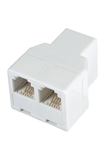 Somogyi Telephone cable distributor, 6P4C, 1 socket - 2 sockets