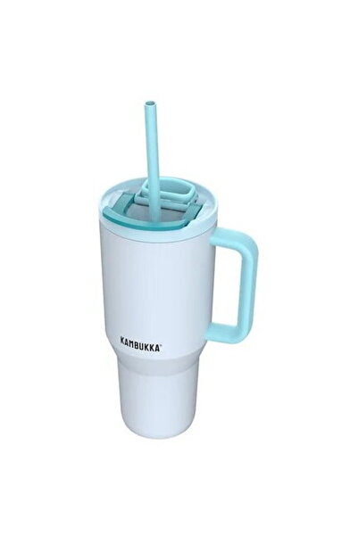 Kambukka Thermal mug with telescopic straw Rio Tumbler 950ml Frosty Coconut