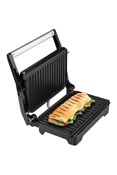 ECG S 2070 Panini, 1200 W, non-stick plates Black