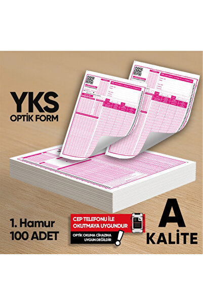 İnformal Yayınları YKS-MSÜ Deneme Sınavları İçin 100 Adet Optik Form