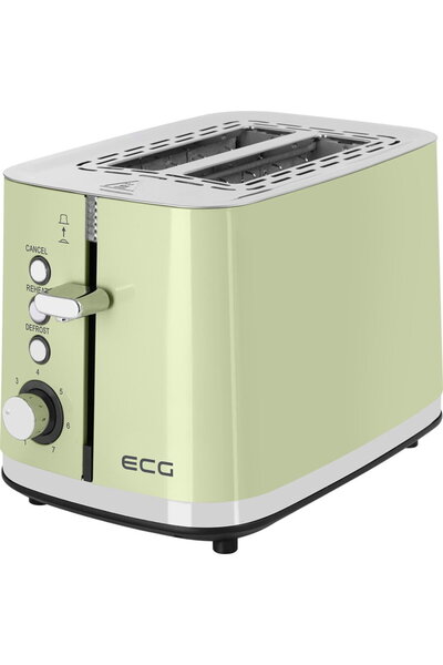 ECG Toaster ST 2766 Vintage Olive, 925 W, 2 slices, 7 browning levels, olive green