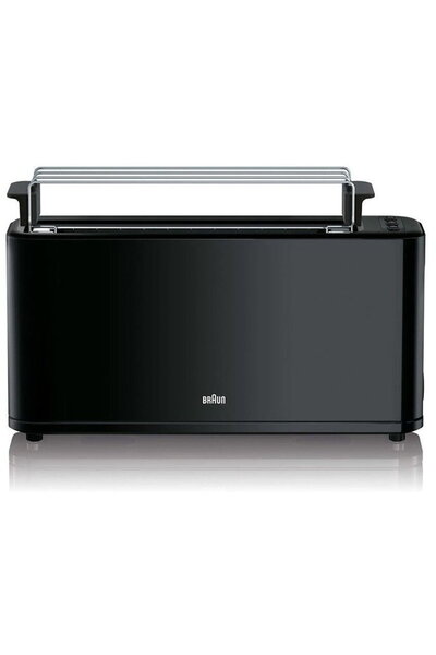 Braun HT 3110 BK Black 1000 W 2 slices 7 speeds Defrost Removable crumb tray