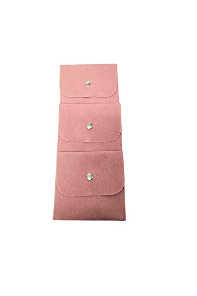 ÖZER KUTU Kadife (SÜET) Zarf Kese Pudra 10 Adet 10x10 cm Boy Takı, Altın Kese...