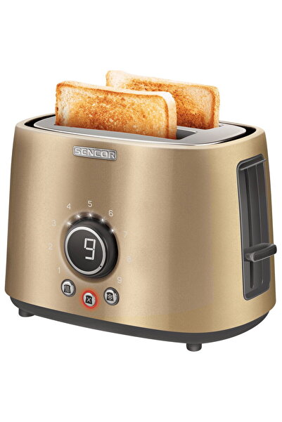 Sencor STS 6057CH, 2 slices, Premium metal design, Gold