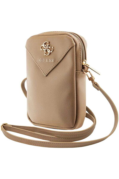 Guess Women's Phone Bag - (GUWBZPGSTEGD) - Light Gold