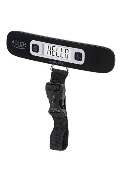 adler Cantar de bagaj AD 8190, digital, LCD, negru, 50kg