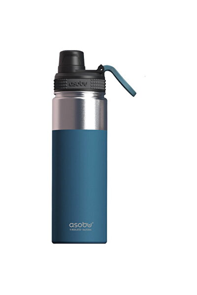 Asobu Alpine Flask Bottle Blue, 0.53 L