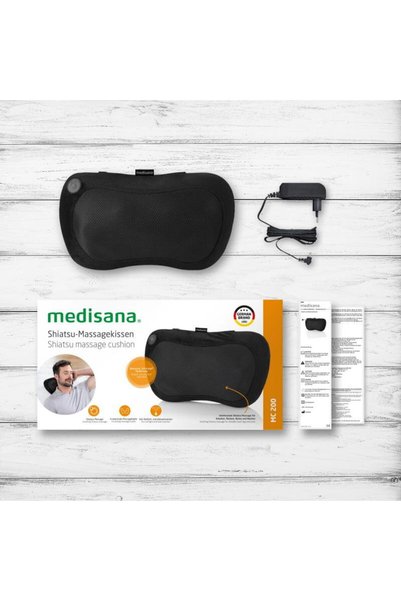 medisana Perna de masaj MC 200 Shiatsu cu 4 capete de masaj rotative, functie...