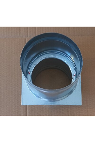 RENUZU Palet Soba Genişletme Borusu Dardan Genişe 12,5 cm den 10,5 cm ye