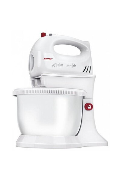 MPM Hand mixer with stand MMR-16Z 750 W viteze 5 Alb