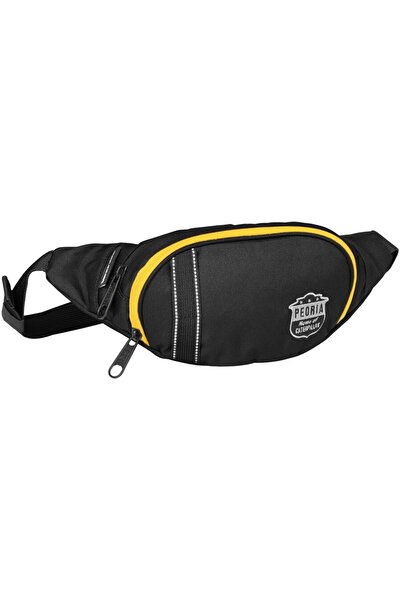 Caterpillar Mochilas Rpet Peoria backpack, 600D polyester material - black/yellow