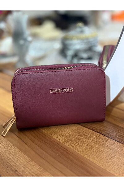ALTUNAY Bordo Kadın Cüzdan Orta Boy